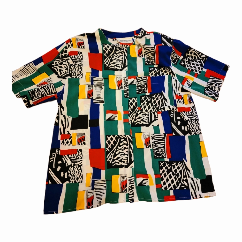 Yves St. Clair Colorful Button Down Shirt